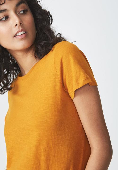 Cotton On - The crew T-shirt - tan