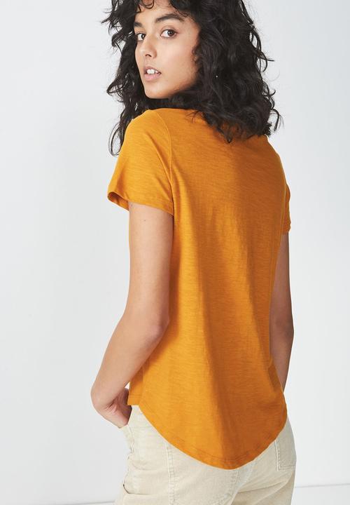 Cotton On - The crew T-shirt - tan