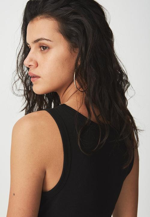 Cotton On - Lena midi dress - black
