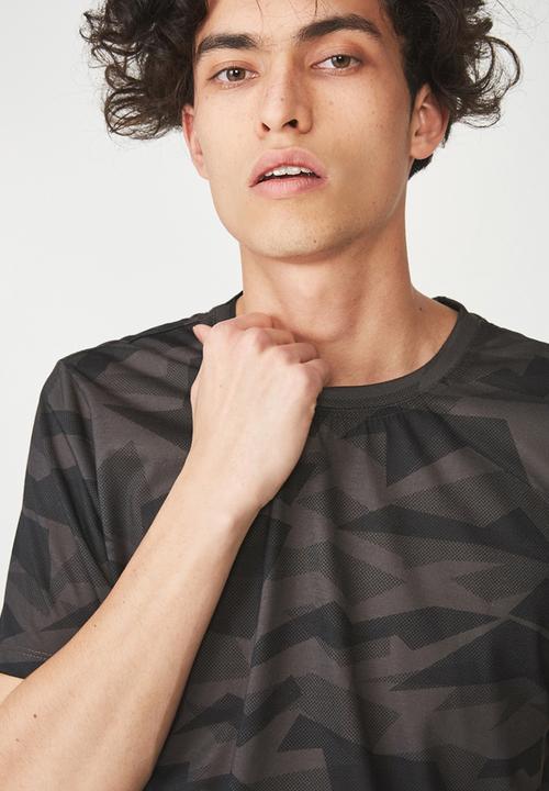 Cotton On - Coar active tee - charcoal 