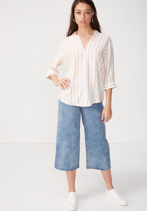 Cotton On - Bex popover shirt - multi