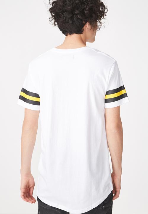 Cotton On - Longline scoop hem tee - white