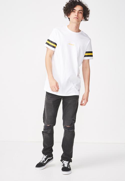 Cotton On - Longline scoop hem tee - white