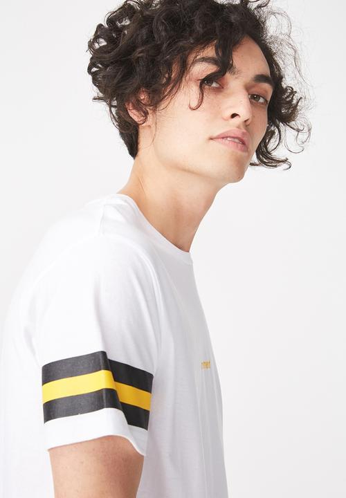Cotton On - Longline scoop hem tee - white