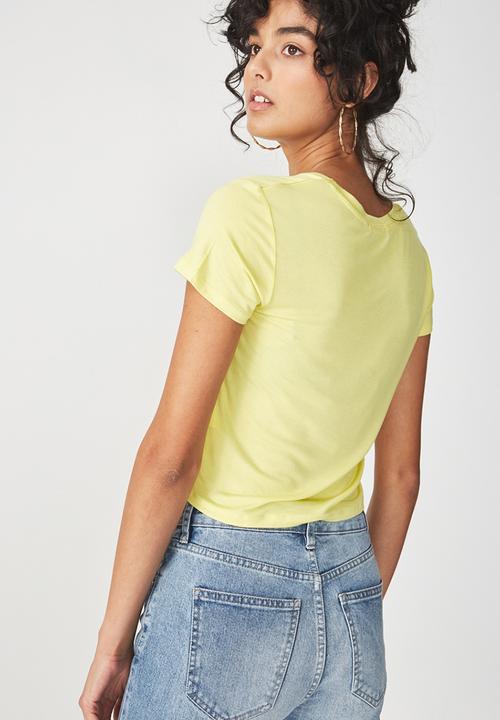 Cotton On - The baby tee - yellow