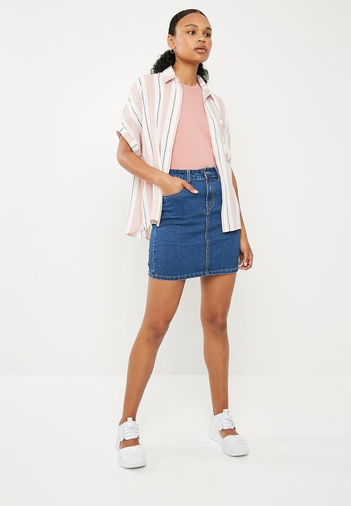 Superbalist - Crew neck 2 pack tees - pink & white