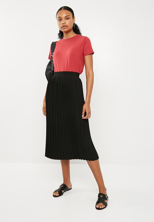Superbalist - Crew neck 2 pack tees - black & red 