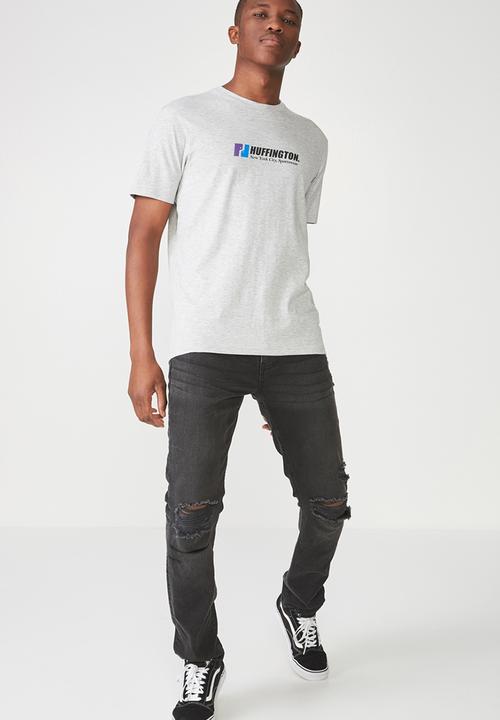 Cotton On - Tbar short sleeve tee - grey 