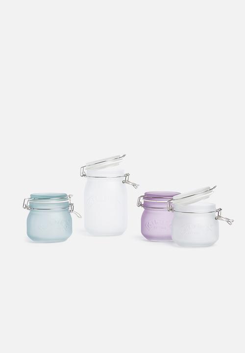 Kilner - Frosted clip jar 0.5l - purple