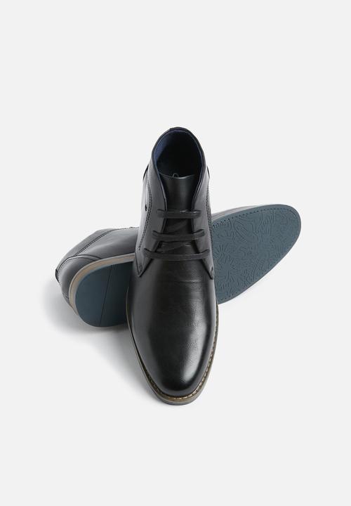 Gino Paoli - Ryan lace up boot - black