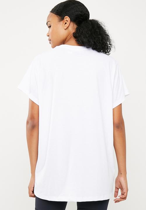 adidas Originals - Boxy trefoil tee - white & black 