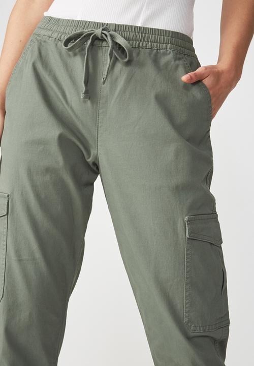 Cotton On - Rolled hem chino - khaki