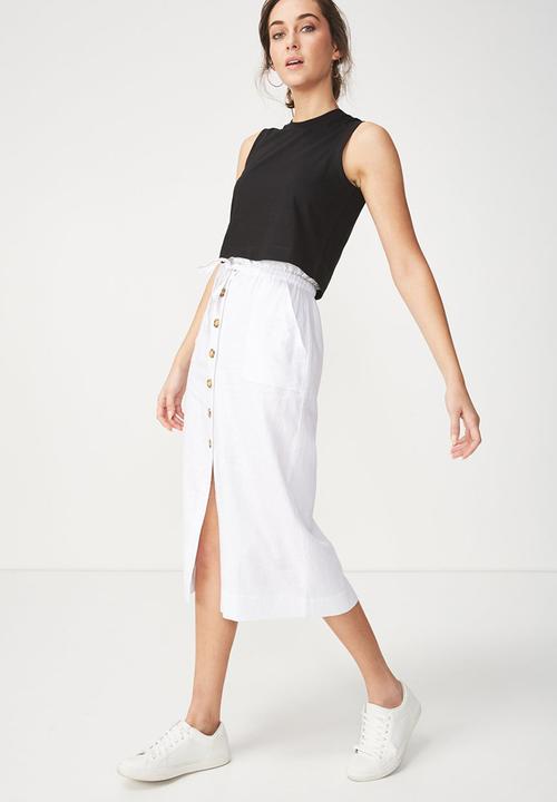 Cotton On - Baby sleeveless boxy tank - black