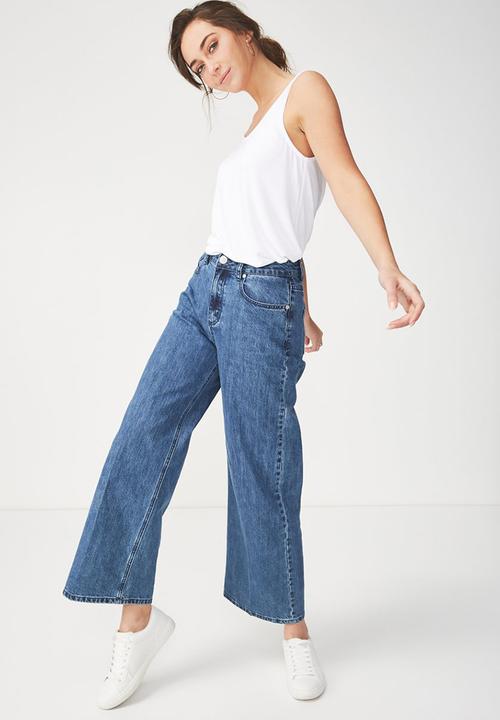 Cotton On - Tia scooped high low tank - white