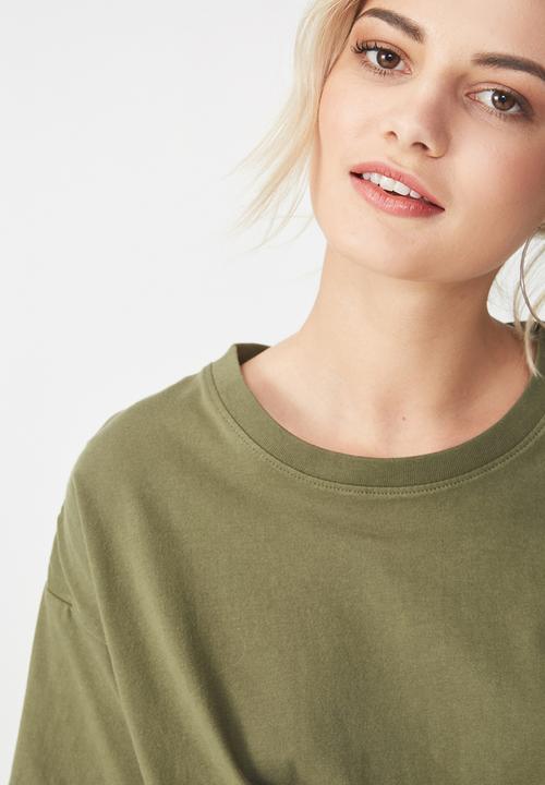 Cotton On - Paula prairie tee - khaki