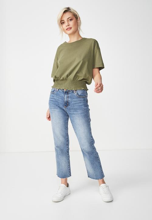 Cotton On - Paula prairie tee - khaki
