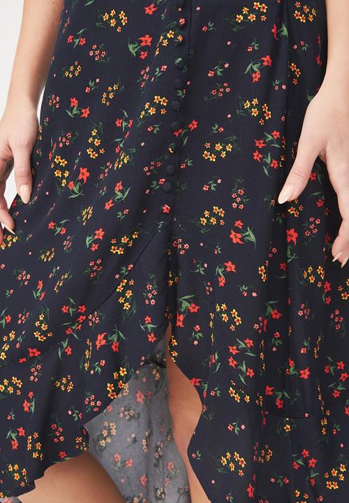Cotton On - Woven dana drapey midi skirt - multi