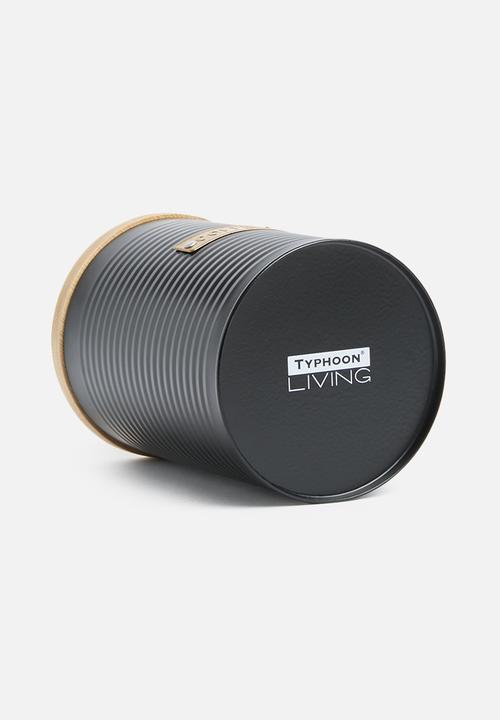 Typhoon - Ebony coffee storage - black