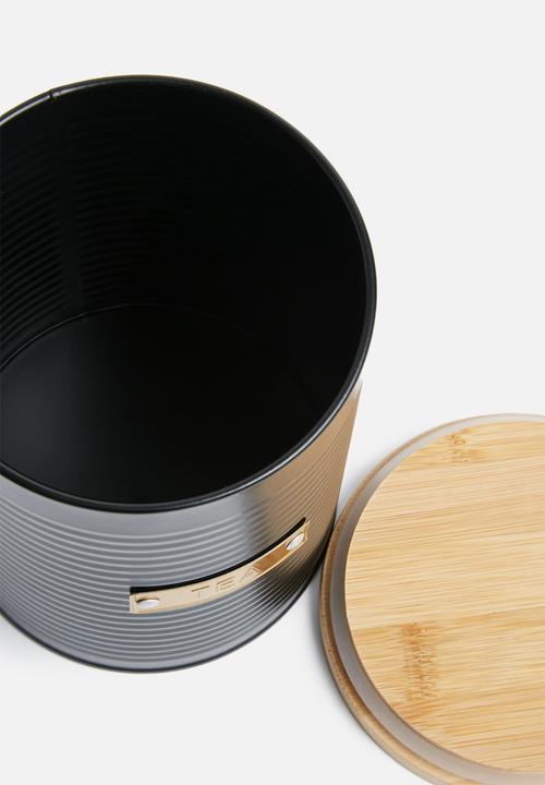Typhoon - Ebony tea storage - black 