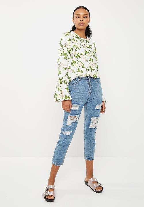 Superbalist - Blouse with flared sleeve - multi