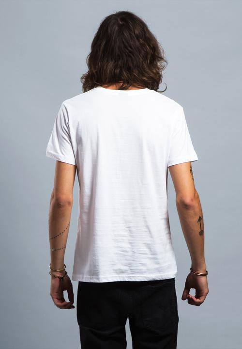 The Groom - A.M Bespoke - Stag Tee – White