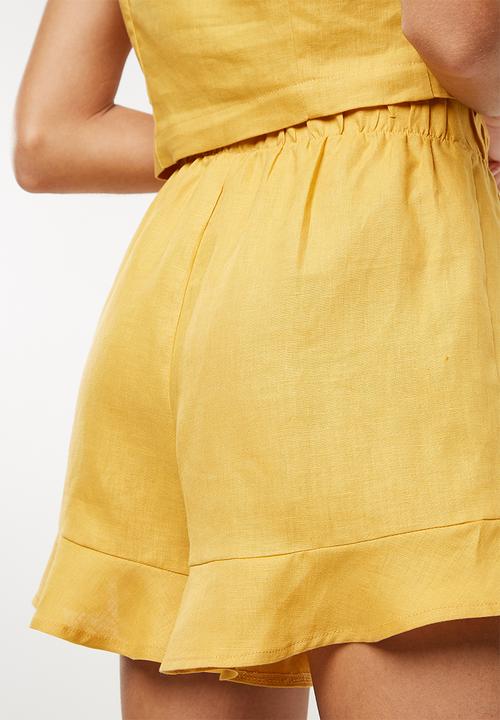 Superbalist - Soft woven short - yellow