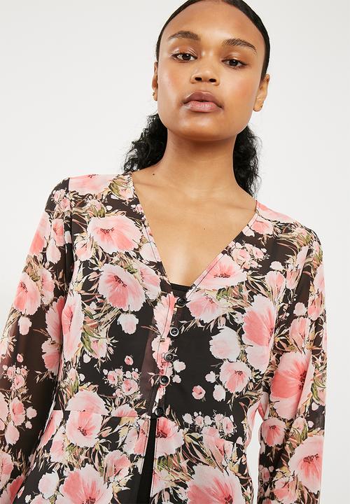 Superbalist - Slit detail maxi blouse - multi