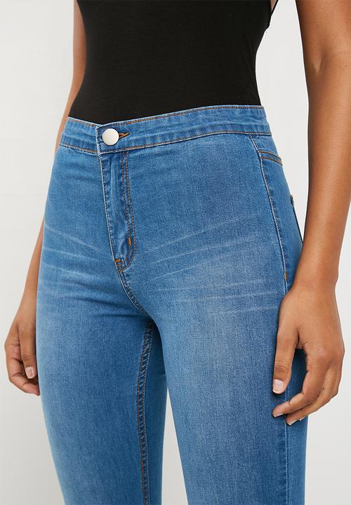 Superbalist - High rise jeggings  - blue
