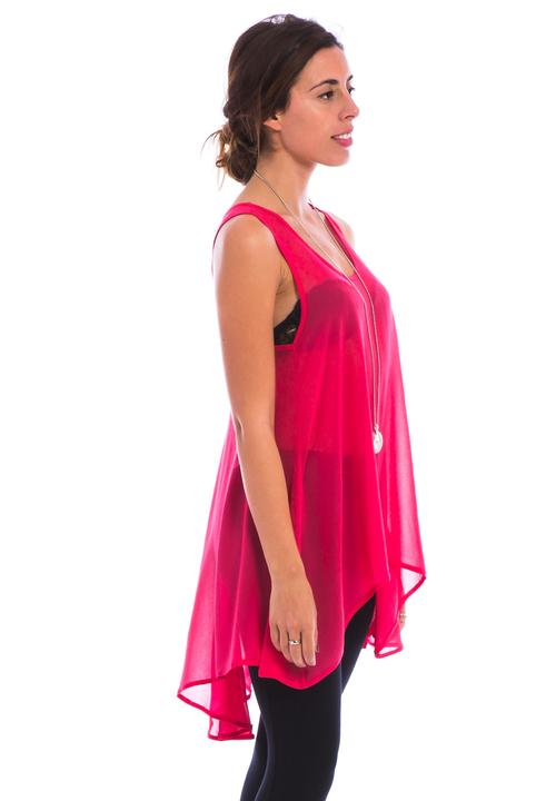Harper’s Rose - Key Hole Top – Coral