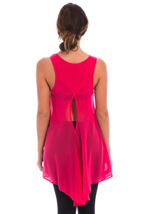 Harper’s Rose - Key Hole Top – Coral