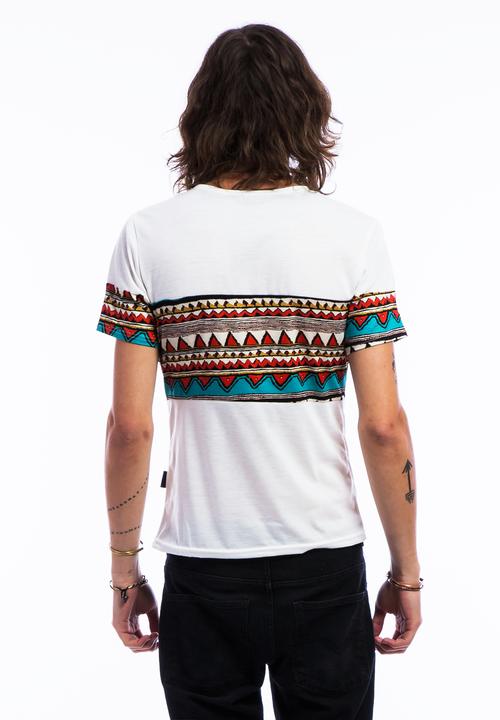 Peace, Love & Tie-Dye - Aztec Two Patch – White
