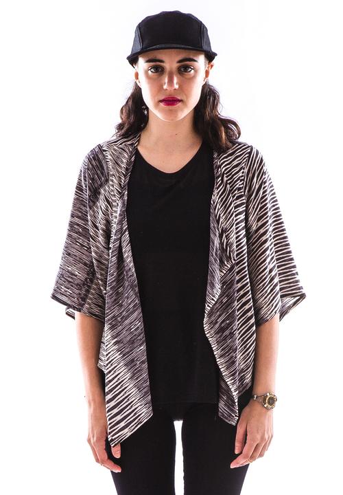 Peace, Love & Tie-Dye - The 3 Way Top – Black & White