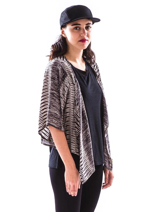 Peace, Love & Tie-Dye - The 3 Way Top – Black & White