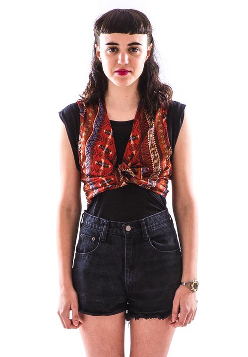 Peace, Love & Tie-Dye - Waistcoat – Tribal Red