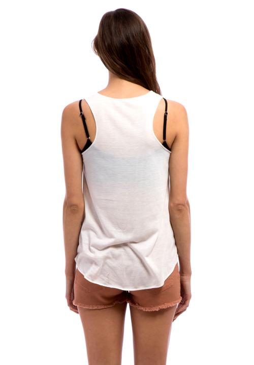 Peace, Love & Tie-Dye - Skull Vest – White