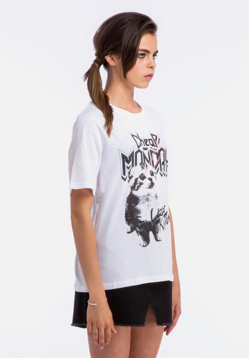 Cheap Monday - Perfect Tee Cat Monday
