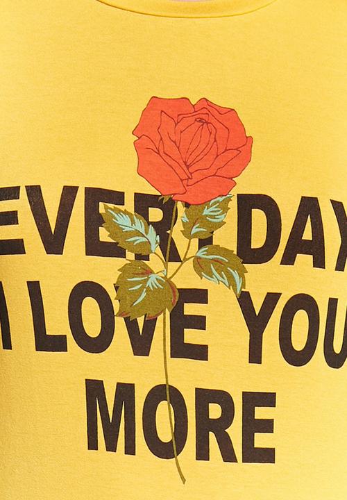 Forever21 - Short Sleeve T-shirt Yellow