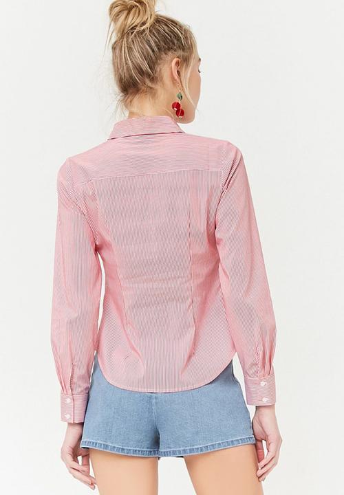 Forever21 - Striped Shirt Red