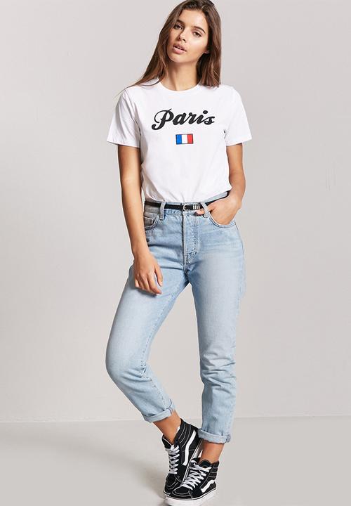 Forever21 - Paris T-shirt White