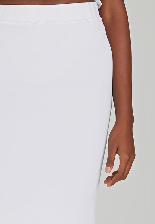 LUMIN - Tube Skirt White