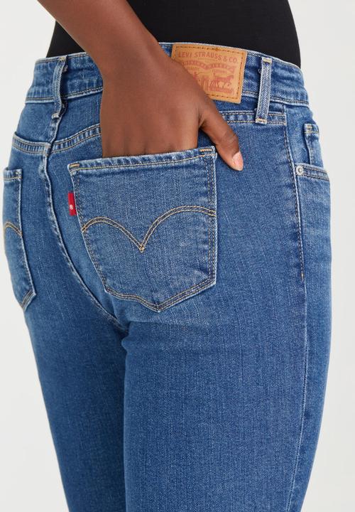 Levi’s® - 711 Skinny Pale Night Jeans Mid Blue