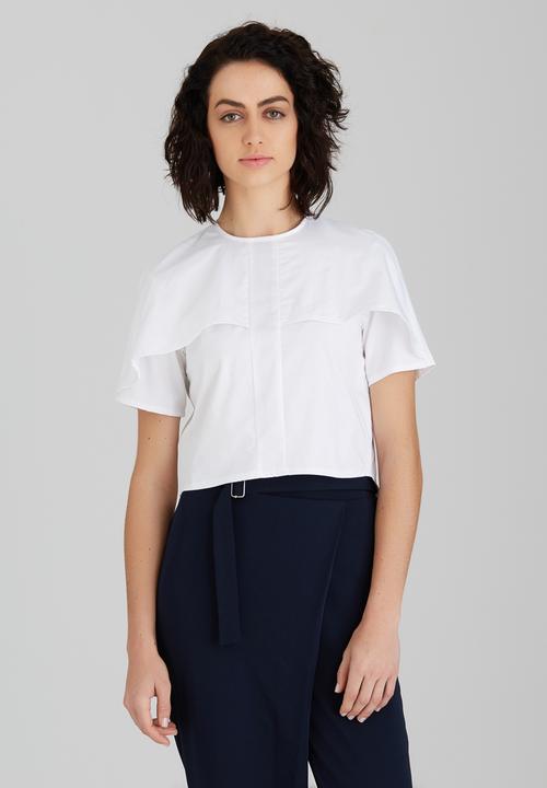 Somerset Jane - Coppelia Cropped Shirt White