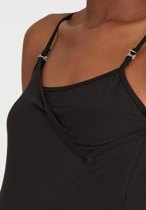 Cherry Melon - Feeding Cami Black