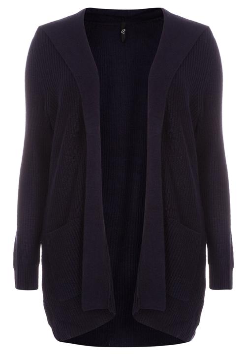 EVANS - Hooded Cardigan Navy