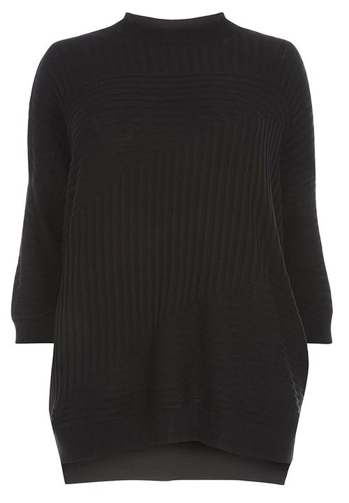 EVANS - High Neck Jumper Black