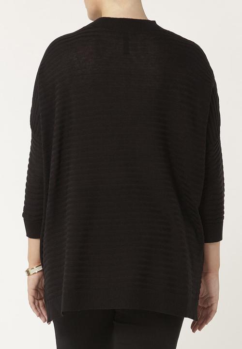 EVANS - High Neck Jumper Black