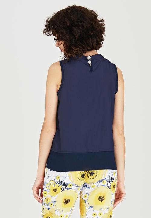 Ilan - Audrey Bow Top Navy