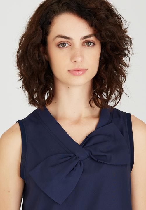 Ilan - Audrey Bow Top Navy