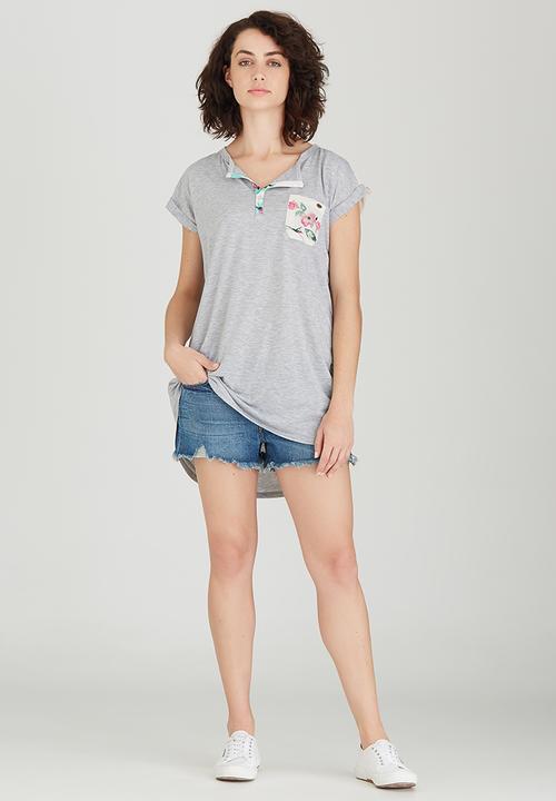 O'Neill - Longline Tee Grey Melange
