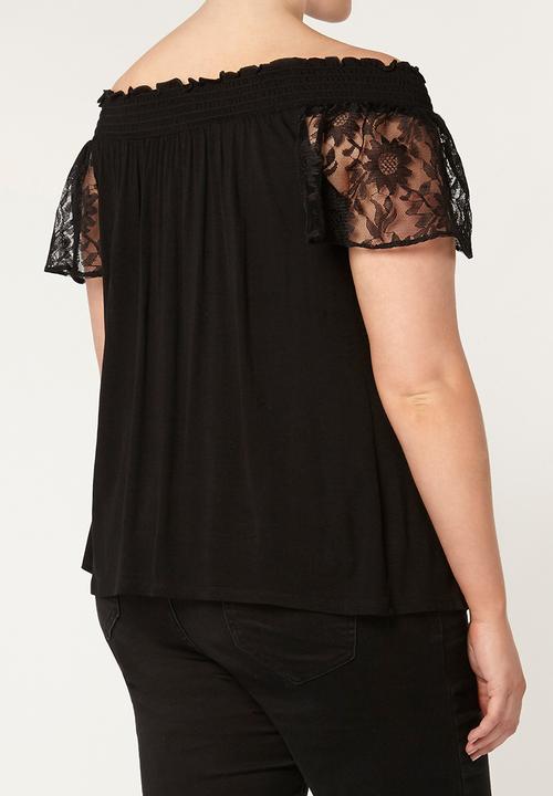EVANS - Gypsy Top Black